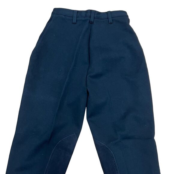 State Line Tack Women's Riding Breeches Equestrian Solid Black Size 6 - Picture 6 of 8